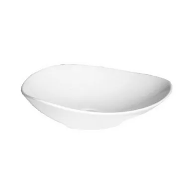 Fiore Above Counter Basin 530mm X 420mm X 165mm Gloss | Made From Ceramic In White/Gloss White By ADP