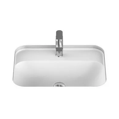 Strength Under Counter Basin 545mm X 425mm X 119mm Matte | Made From Solid Surface In White By ADP