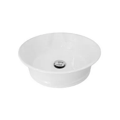 Neptune Above Counter Basin 435mm X 435mm X 125mm Gloss | Made From Ceramic In White/Gloss White By ADP