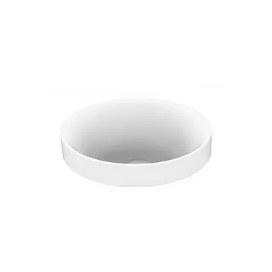 Joy Above Counter Semi-Inset Basin 277mm X 190mm X 120mm | Made From Solid Surface In Matte White By ADP