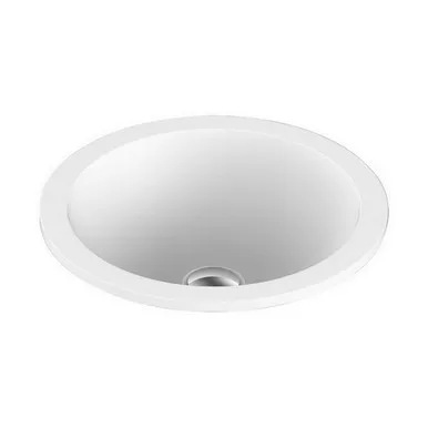 Unity Inset Vanity Basin 395mm X 130mm Gloss | Made From Solid Surface In White/Gloss White By ADP