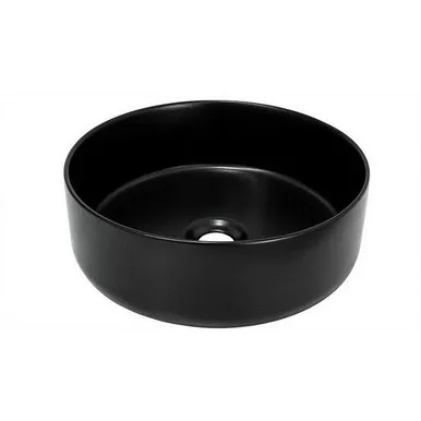 Margot Above Counter Basin 360mm X 360mm X 130mm | Made From Ceramic In Matte Black By ADP