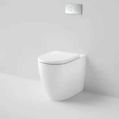 Urbane II Cleanflush Invisi Series II Wall Faced Toilet Suite With Soft Close Seat 4Star In White By Caroma
