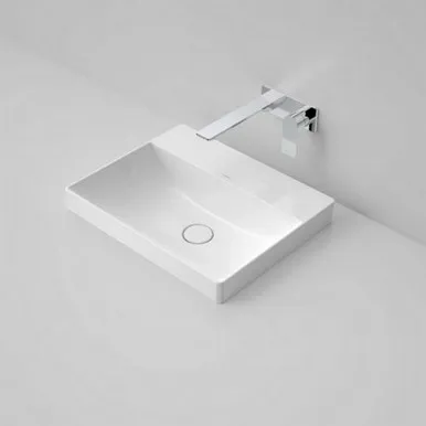 Urbane II Inset Vanity Basin 500mm X 400mm X 187mm No Overflow Nth | Made From Ceramic In White By Caroma