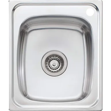 Martini Sink Standard Bowl Model 440 410mm Wide 490mm Deep No Tap Hole Topmount | Made From Stainless Steel By Oliveri