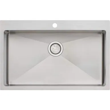 Apollo Mega Bowl Sink 800mm X 510mm 1 Tap Hole | Made From Stainless Steel By Oliveri
