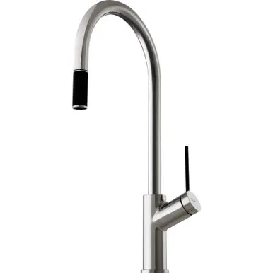 Vilo Sink Mixer With Pull-Out 4Star | Made From Brass In Chrome Finish By Oliveri