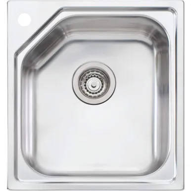 Nu-Petite Standard Bowl Topmount Sink 1 Tap Hole | Made From Stainless Steel By Oliveri