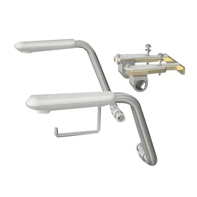 Caravelle Easy Height Armrest | Made From Stainless Steel By Caroma