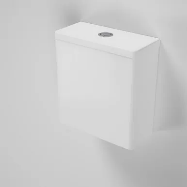 Urbane II Close Coupled Bottom Inlet Cistern Right Hand | Made From Vitreous China In White By Caroma