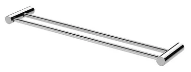 Vivid Slimline Towel Rail Double 600mm Chrome In Chrome Finish By Phoenix