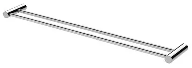 Vivid Slimline Towel Rail Double 800mm Chrome In Chrome Finish By Phoenix
