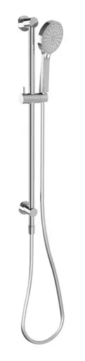 Vivid Slimline Water Through Hand Shower On Rail 5Star | Made From Brass In Chrome Finish By Phoenix
