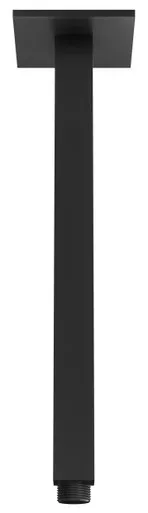Lexi Ceiling Shower Arm 300mm | Made From Brass In Matte Black By Phoenix