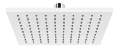 Lexi Shower Rose 200mm Square (Brass) 3Star | Made From Stainless Steel In Chrome Finish By Phoenix