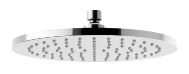 Vivid Shower Rose Round 250mm 3Star | Made From Brass In Chrome Finish By Phoenix