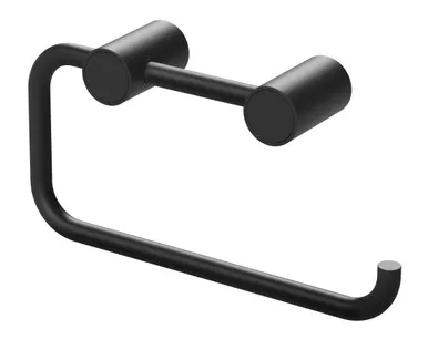 Vivid Slimline Toilet Roll Holder | Made From Brass In Black By Phoenix