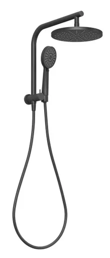 Vivid Slimline Compact Twin Hand Shower 5Star | Made From Brass In Matte Black By Phoenix