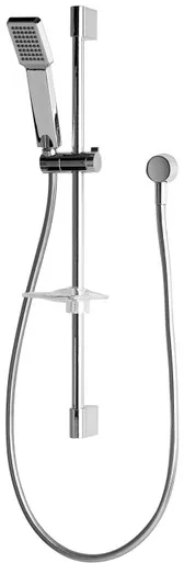 Lexi Hand Shower On Rail 3Star | Made From Brass In Chrome Finish By Phoenix