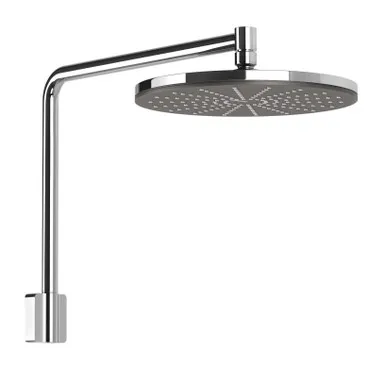 Nx Vive Shower Arm & 250mm Round Rose 3Star | Made From Brass In Chrome Finish By Phoenix