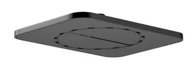 Nx Orli Shower Rose 3Star | Made From Brass In Matte Black By Phoenix
