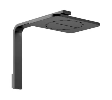 Nx Orli Shower Arm & Rose 3Star | Made From Brass In Matte Black By Phoenix