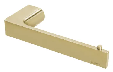 Gloss Toilet Roll Holder | Made From Brass In Gold By Phoenix