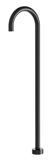 Vivid Floor Mounted Bath Spout 940mm | Made From Brass In Matte Black By Phoenix