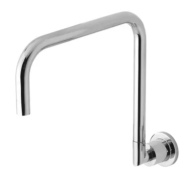 Vivid Pin Lever Wall Sink Spout/Outlet 240mm Squareline | Made From Brass In Chrome Finish By Phoenix
