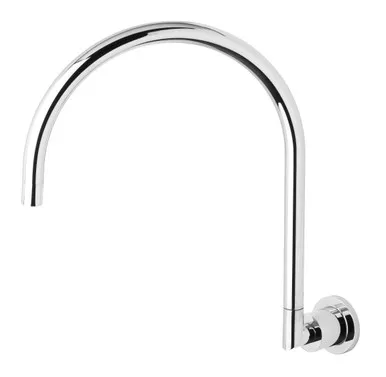 Vivid Pin Lever Wall Sink Spout/Outlet Gooseneck 3Star | Made From Brass In Chrome Finish By Phoenix