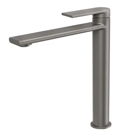 Teel Hob Tall/Vessel Basin Mixer 200mm Spout 5Star | Made From Brass In Gunmetal By Phoenix