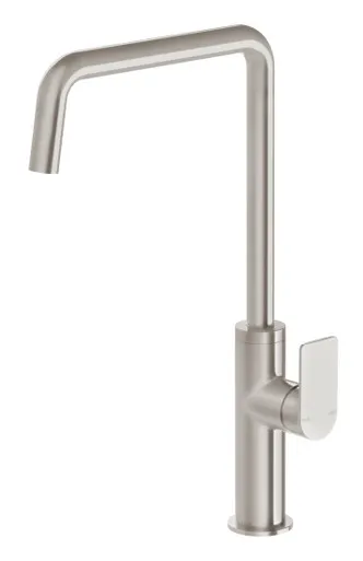 Mekko Sink Mixer Squareline 4Star | Made From Brass In Brushed Nickel By Phoenix