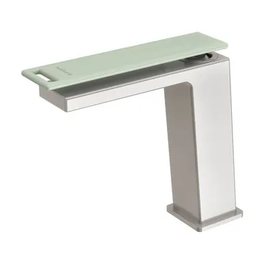 Zimi Hob Basin Mixer (No Handle) 5Star | Made From Brass In Brushed Nickel By Phoenix