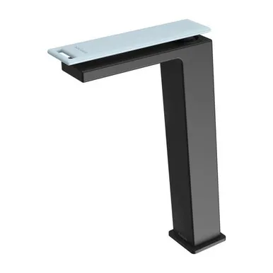 Zimi Hob Tall/Vessel Mixer (No Handle) 5Star | Made From Brass In Matte Black By Phoenix