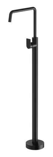 Mekko Floor Mounted Bath Mixer In Matte Black By Phoenix