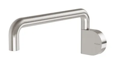 Designer Swivel Round Bath Spout 230mm In Brushed Nickel By Phoenix