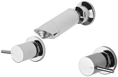Vivid Pin Lever Shower Set 3Star (15mm Extended Spindles) Chrome In Chrome Finish By Phoenix
