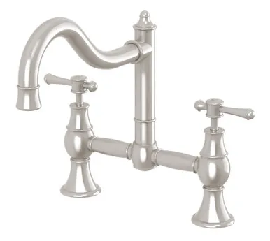 Nostalgia Exposed Sink Set Shepherds Crook 3Star In Brushed Nickel By Phoenix