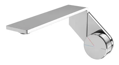 Axia Wall Bath Or Basin Mixer Set (200mm Spout) 5Star Chrome In Chrome Finish By Phoenix