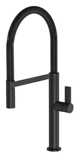 Prize Sink Mixer Flexible Coil 5Star In Matte Black By Phoenix