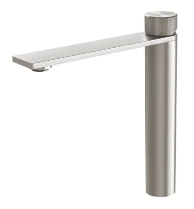 Axia Hob Tall/Vessel Basin Mixer 6Star In Brushed Nickel By Phoenix