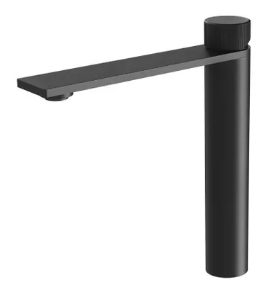Axia Hob Tall/Vessel Basin Mixer 6Star In Matte Black By Phoenix