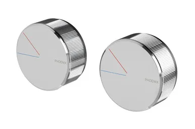 Axia Wall Twin Shower Mixer Chrome In Chrome Finish By Phoenix