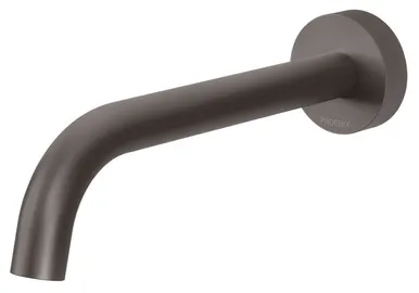 Vivid Slimline Wall Basin Spout/Outlet 180mm Curved 6Star | Made From Gunmetal By Phoenix