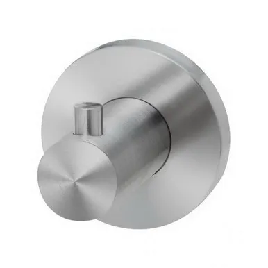 Radii Robe Hook With Round Plate | Made From Stainless Steel By Phoenix