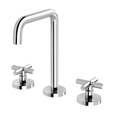 Vivid Slimline Plus Hob Basin Set 5Star Chrome In Chrome Finish By Phoenix