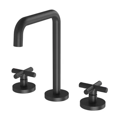 Vivid Slimline Plus Hob Basin Set 5Star In Matte Black By Phoenix
