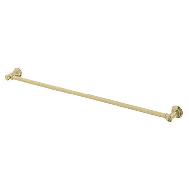 Cromford Towel Rail Single 800mm Brushed In Gold By Phoenix