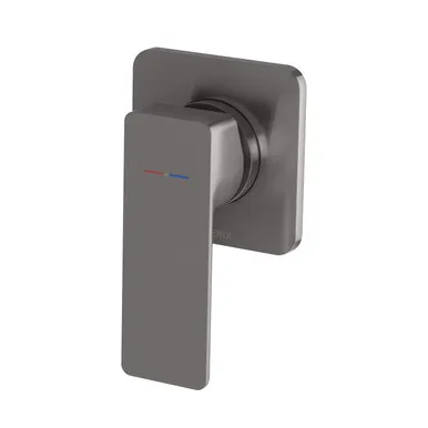 Gloss Mkii Wall Bath Or Shower Mixer In Brushed Carbon By Phoenix