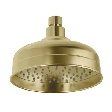 Cromford Shower Rose Only (158mm Dia) 4Star Brushed In Gold By Phoenix